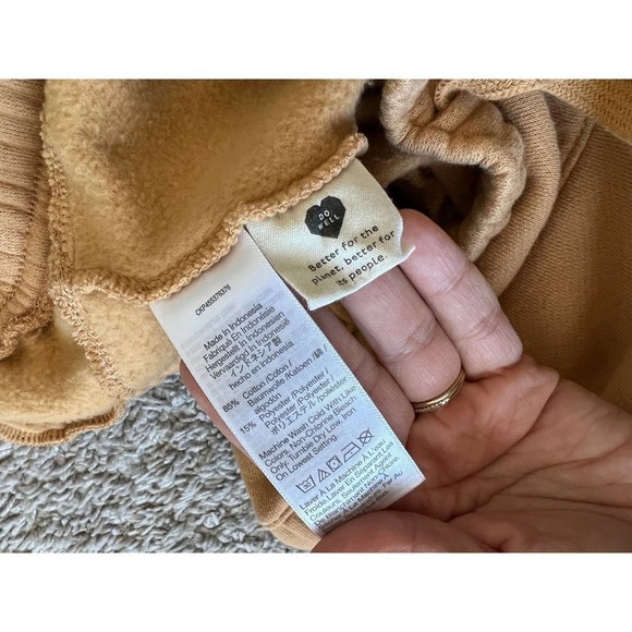 Madewell MWL Betterterry Joggers Drawstring Mustard - Picture 5 of 5